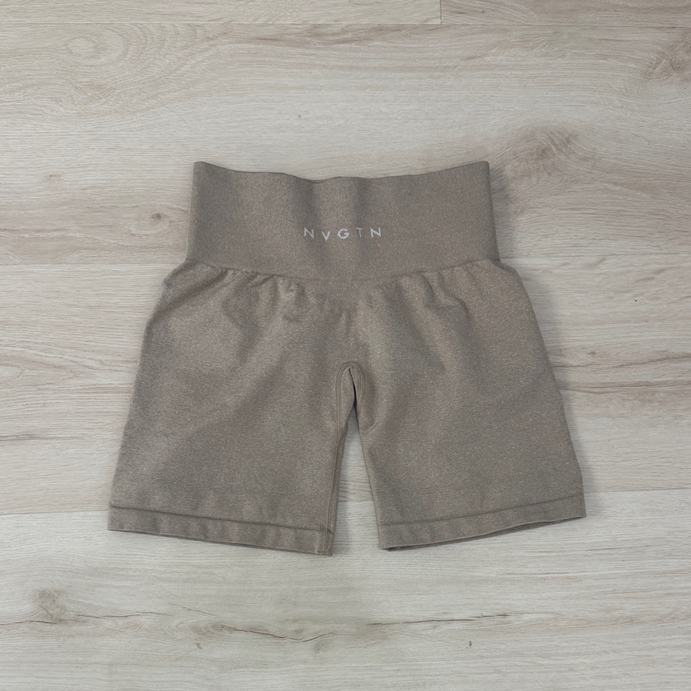 NVGTN Tan Athletic Shorts